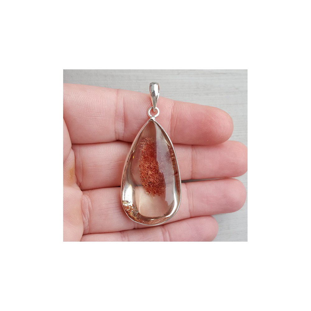 Silver pendant teardrop Lodoliet