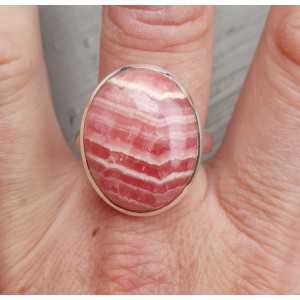 Silber ring set mit Rhodochrosite 20,5 mm