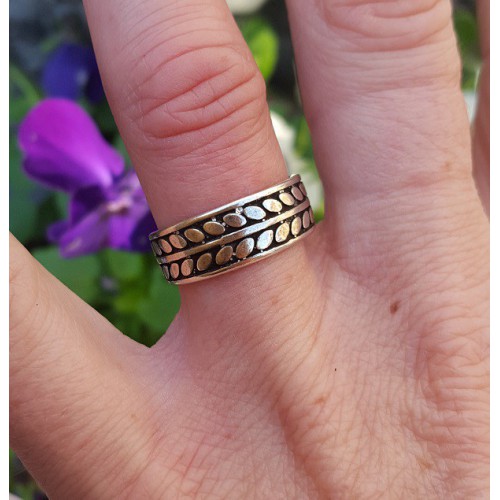 Zilveren ring verstelbaar