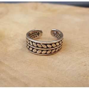 Silver ring adjustable