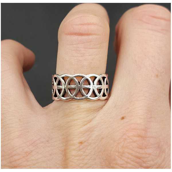 Zilveren celtic ring verstelbaar