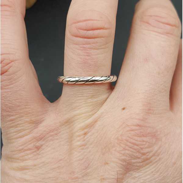 Silber ring verstellbar