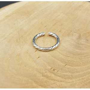 Silver ring adjustable