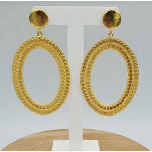 Gold plated earrings dreamer