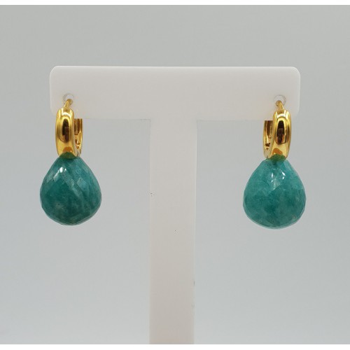 Creolen met Amazoniet briolet