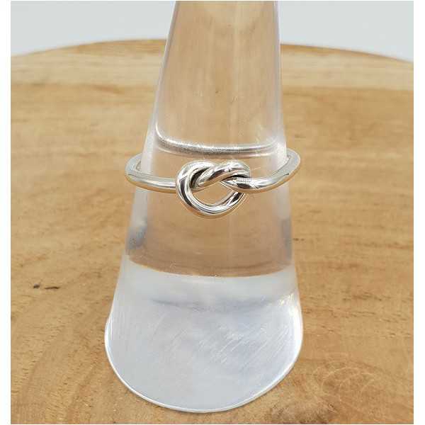 Silber ring Knoten