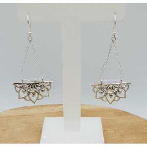 Silver Mandala earrings