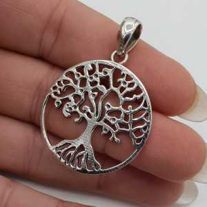 Silver pendant with tree of life