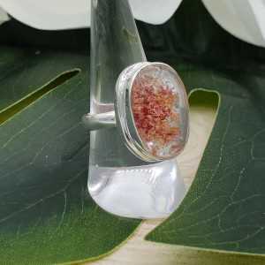 Zilveren ring met Lodoliet 18 mm