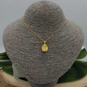Gold plated chain with Buddha pendant