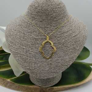 Gold plated necklace with Marakesh pendant