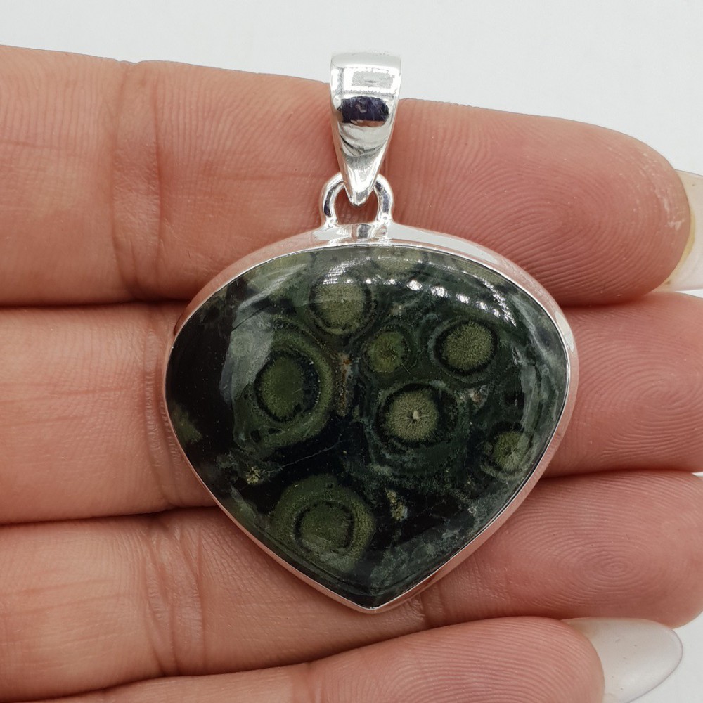 Silver pendant with Kambaba Jasper