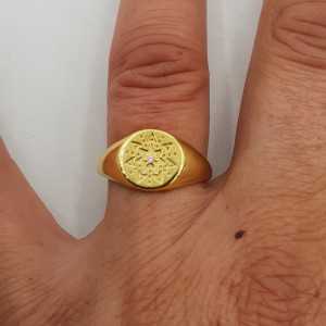 The gold plated seal ring