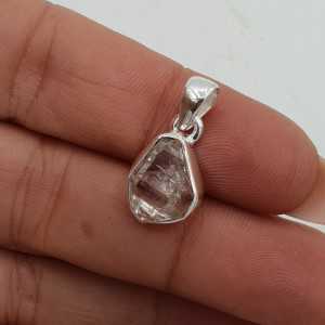 Silber Ohrringe-set mit Herkimer Diamanten