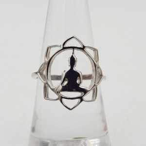 925 Sterling Silber ring-Buddha ist 16,5 mm