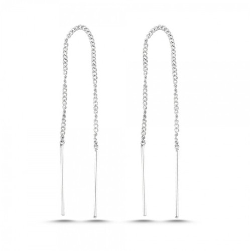 925 Sterling zilveren threader oorbellen