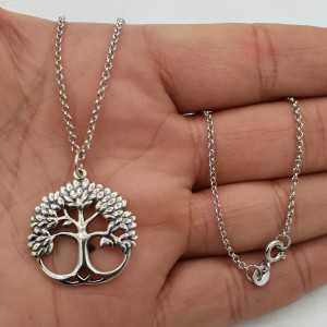 925 Sterling Silber Halskette mit Baum des Lebens Anhänger