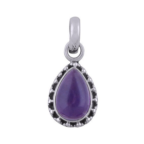 925 zilveren hanger met Amethist