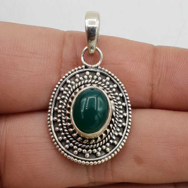 copy of 925 Sterling silver pendant teardrop shaped Seraphiniet
