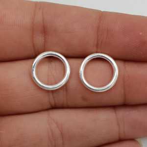 925 Sterling zilveren open ring oorknoppen