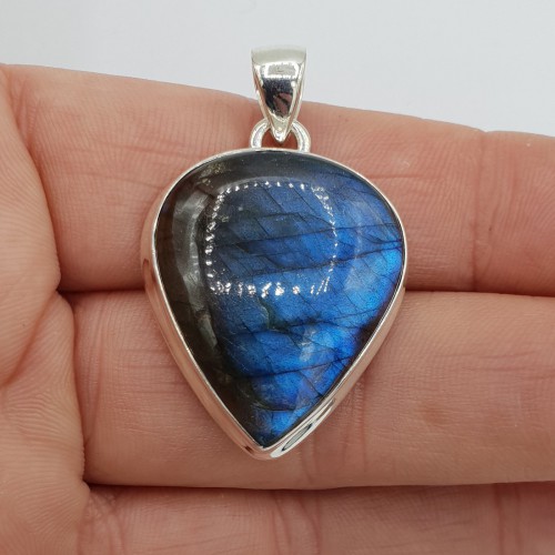 925 Sterling zilveren hanger Labradoriet