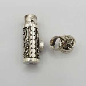 Zilveren parfumhanger / ashanger met blauw Topaas small