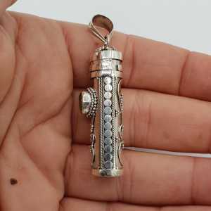 Zilveren parfumhanger / ashanger met Citrien medium