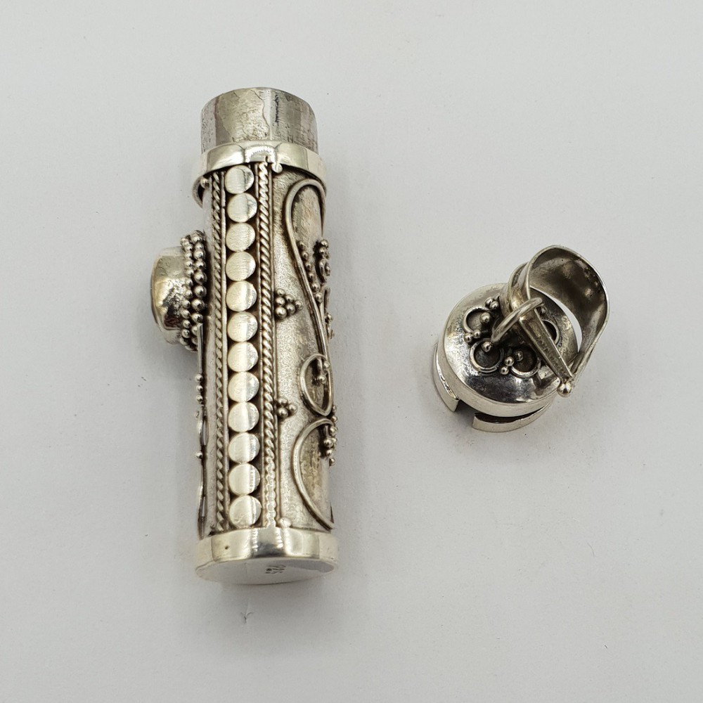 Zilveren parfumhanger / ashanger met Citrien medium