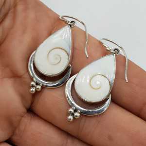 925 Sterling zilveren oorbellen Shiva schelp