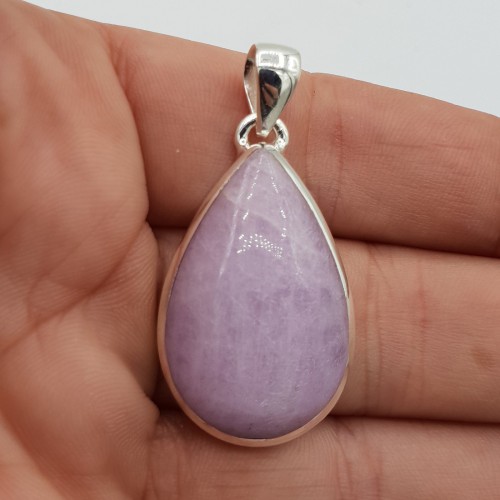 925 Sterling zilveren hanger gezet met Kunziet