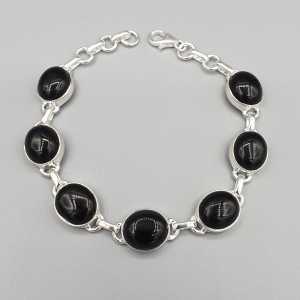925 Sterling zilveren armband zwarte Onyx