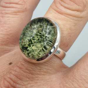 925 Sterling zilveren ring Lodoliet 19 mm