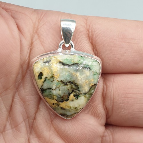 925 Sterling zilveren hanger driehoekige Mariposiet