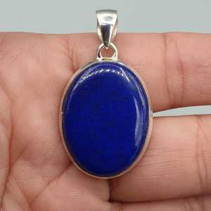 925 Sterling zilveren hanger ovale Lapis Lazuli