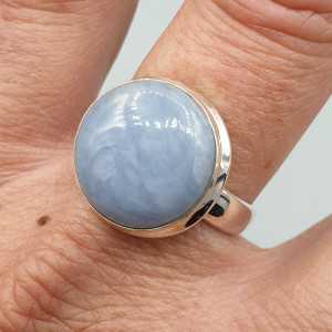 925 Sterling zilveren ring ronde Angeliet 19 mm