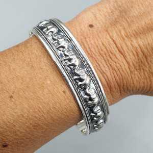 925 Sterling zilveren bangle / armband olifant