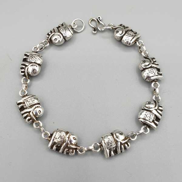 925 Sterling zilveren armband olifant