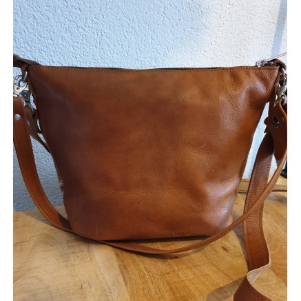 Koeienhuid damestas Cognac