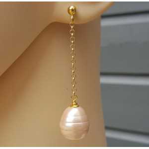 Earrings with Majorca pearl