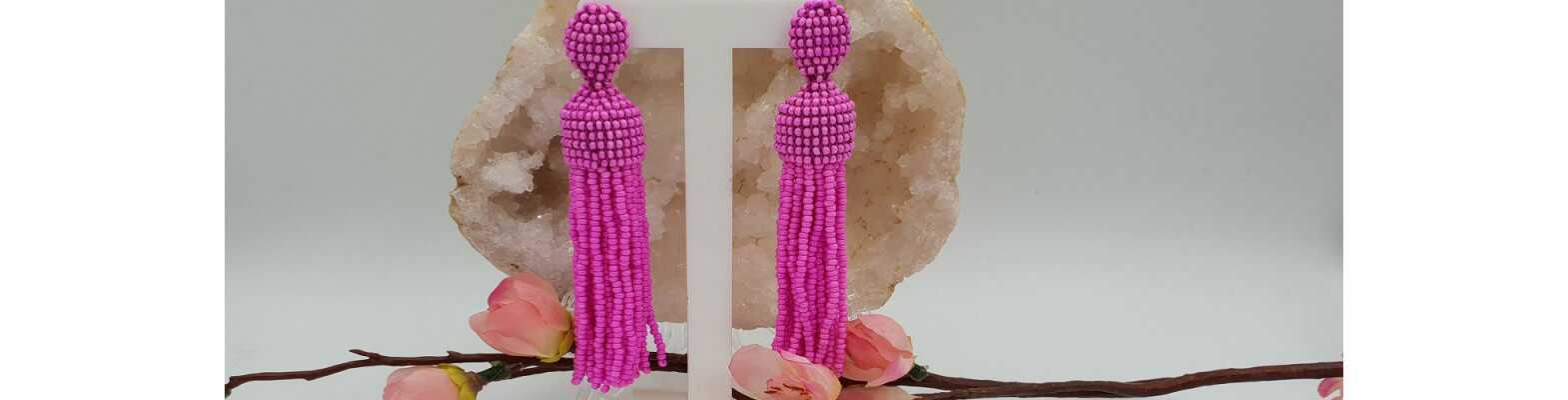 Tassel and Feather Earrings